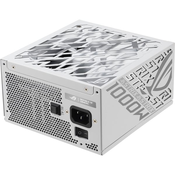 ASUS ROG-STRIX-1000P-GAMING-WHITE, alimentation PC - ASUS - vue 3