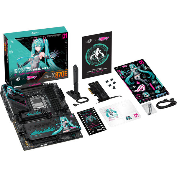 ASUS ROG STRIX X870E-H GAMING HATSUNE MIKU EDITION, carte mère - ASUS - vue 11