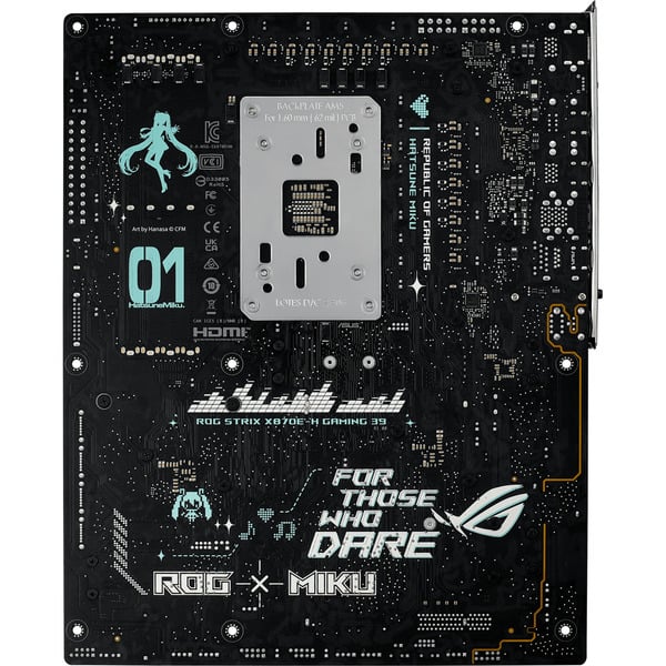 ASUS ROG STRIX X870E-H GAMING HATSUNE MIKU EDITION, carte mère - ASUS - vue 5