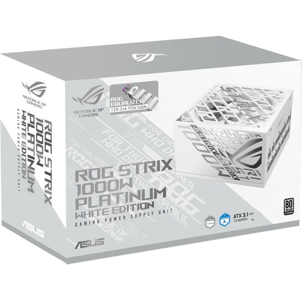 ASUS ROG Strix 1000W Platinum White Edition (ROG Equalizer), alimentation PC - ASUS - vue 14