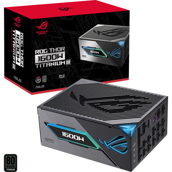 ASUS ROG THOR 1600W Titanium III, alimentation PC - ASUS