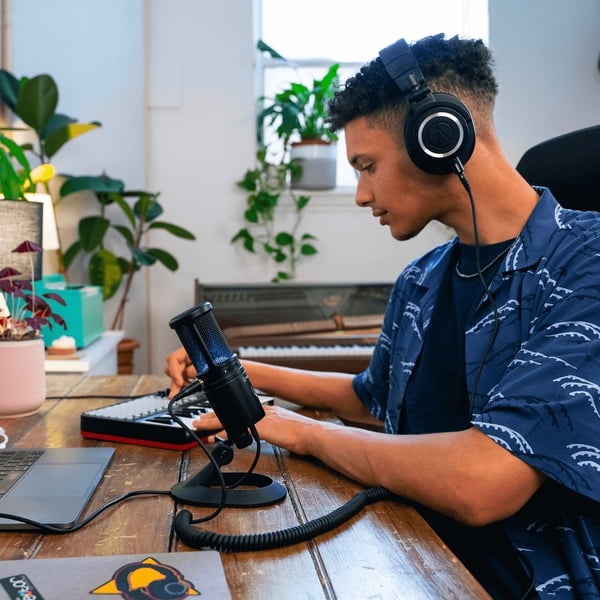 Audio-Technica AT2020USBX, microphone - Audio-Technica - vue 8