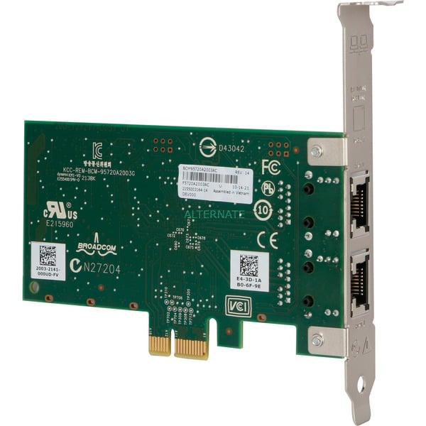 Broadcom NetXtreme 2x 1GbE, adaptateur réseau - Broadcom - vue 3