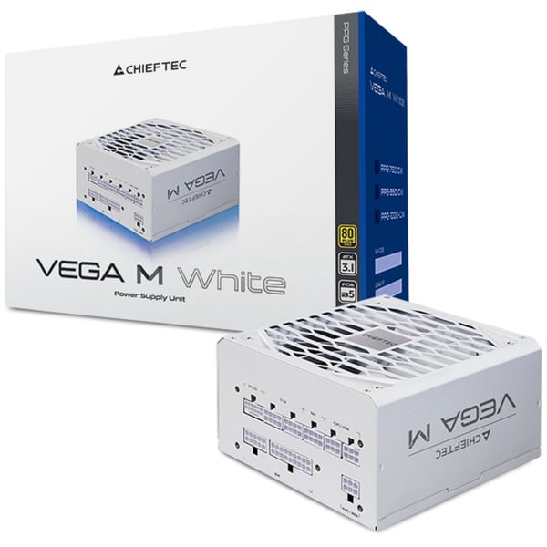 Chieftec Vega M 750W White, alimentation PC - Chieftec - vue 7