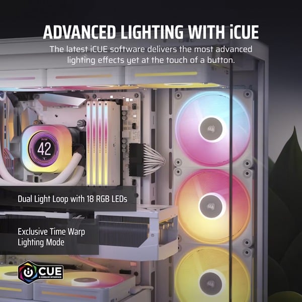 Corsair iCUE LINK LX140-R RGB PWM Reverse, Gehäuselüfter - Corsair - vue 6