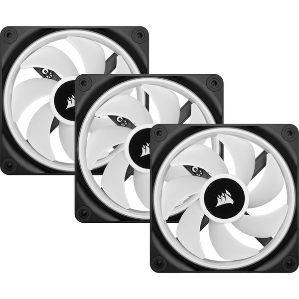 Corsair iCUE LINK QX120 RGB 120-mm-PWM-Lüfter, Gehäuselüfter - Corsair - vue 4