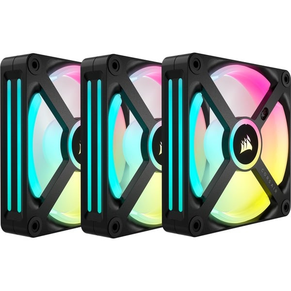 Corsair iCUE LINK QX120 RGB 120-mm-PWM-Lüfter, Gehäuselüfter - Corsair - vue 7