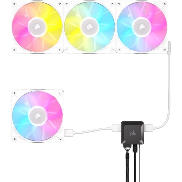 Corsair iCUE LINK RX120 RGB Triple, Gehäuselüfter - Corsair - vue 14