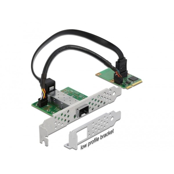DeLOCK MiniPCIe I/O PCIe LAN 1xSFP i210, adaptateur réseau - DeLOCK