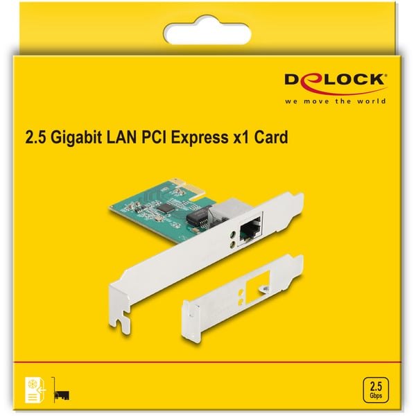 DeLOCK PCI Express x1 Karte 1 x RJ45 2,5 Gigabit LAN RTL8125, adaptateur réseau - DeLOCK - vue 4