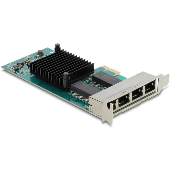 DeLOCK PCI Express x1 zu 4 x RJ45 Gigabit LAN i350, adaptateur réseau - DeLOCK - vue 2