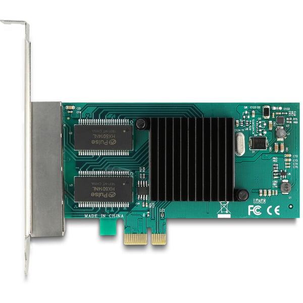 DeLOCK PCI Express x1 zu 4 x RJ45 Gigabit LAN i350, adaptateur réseau - DeLOCK - vue 3