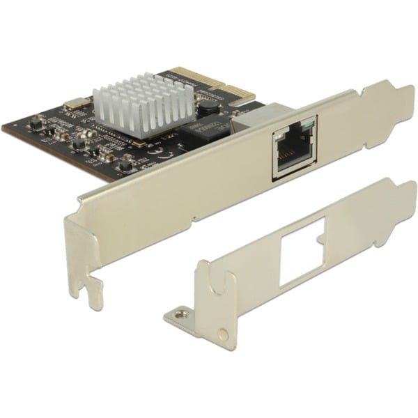 DeLOCK PCIe Karte > 1x 10 Gigabit LAN NBASE-T RJ45, adaptateur réseau - DeLOCK