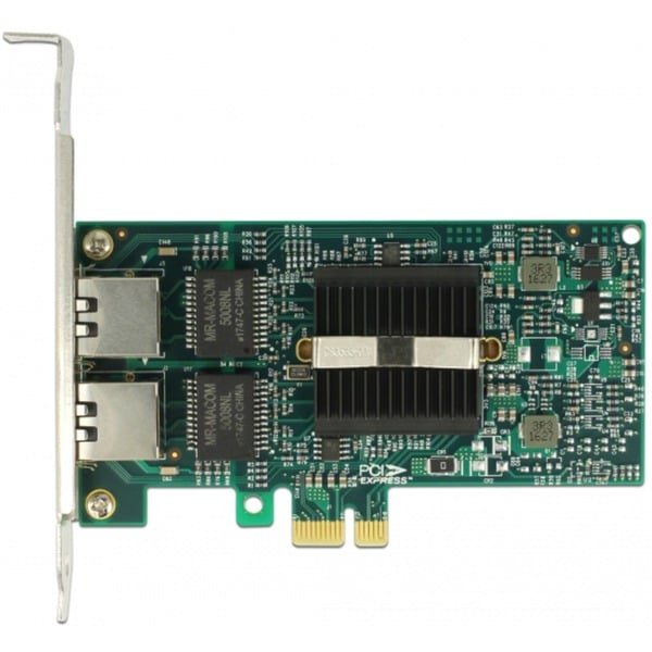DeLOCK PCIe > 2 x Gigabit LAN, adaptateur réseau - DeLOCK - vue 3