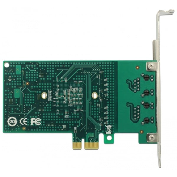 DeLOCK PCIe > 2 x Gigabit LAN, adaptateur réseau - DeLOCK - vue 5