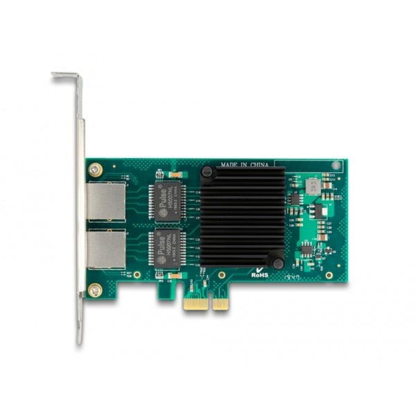 DeLOCK PCIe x1 auf 2x RJ45 Gbit, adaptateur réseau - DeLOCK - vue 4