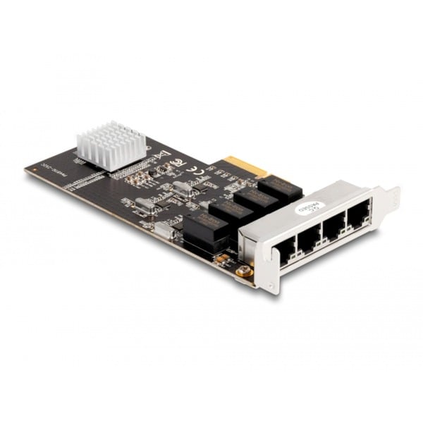 DeLOCK PCIe x4 auf 4 x RJ45 Gbit, adaptateur réseau - DeLOCK - vue 3