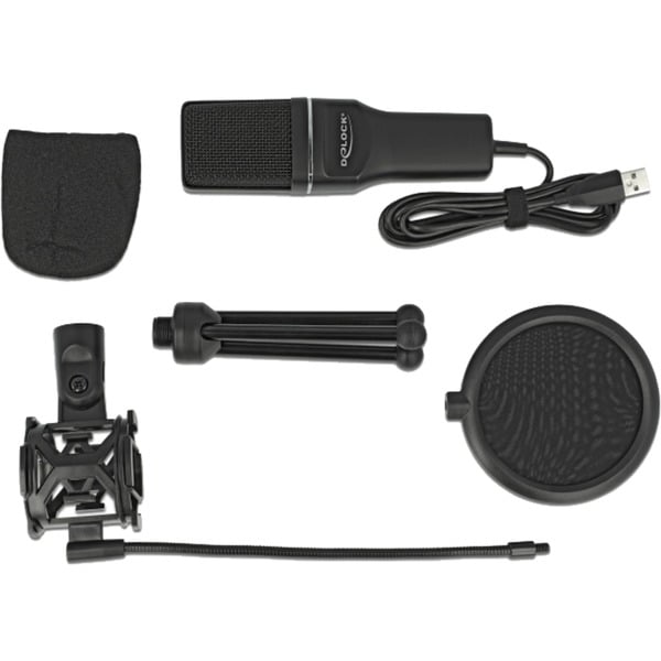DeLOCK USB Kondensator, microphone Set - DeLOCK - vue 3