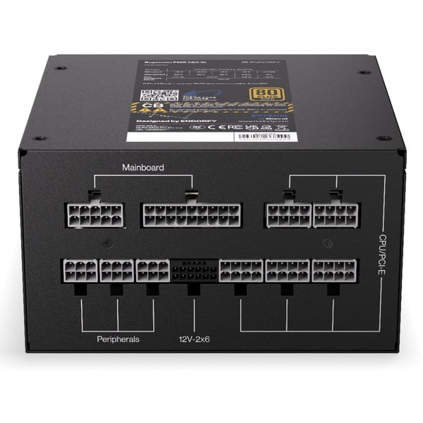 ENDORFY Supremo FM6 Gold 750 W, alimentation PC - ENDORFY - vue 9