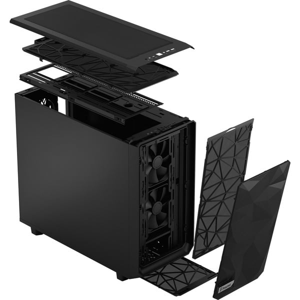 Fractal Design Meshify 2 Black Solid, Tower-Gehäuse - Fractal Design - vue 12