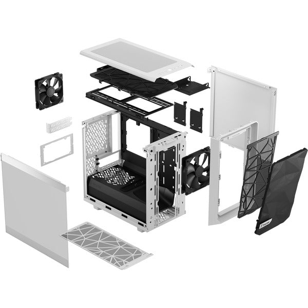 Fractal Design Meshify 2 Nano White TG clear tint, Tower-Gehäuse - Fractal Design - vue 9