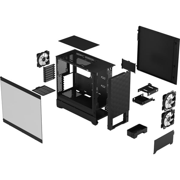 Fractal Design Pop Air RGB Black TG Clear Tint, Tower-Gehäuse - Fractal Design - vue 12