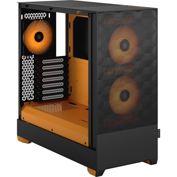 Fractal Design Pop Air RGB orange Core TG Clear Tint, Tower-Gehäuse - Fractal Design - vue 2