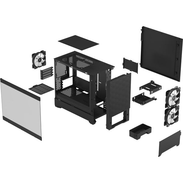 Fractal Design Pop Mini Air RGB Black TG Clear Tint, Tower-Gehäuse - Fractal Design - vue 12
