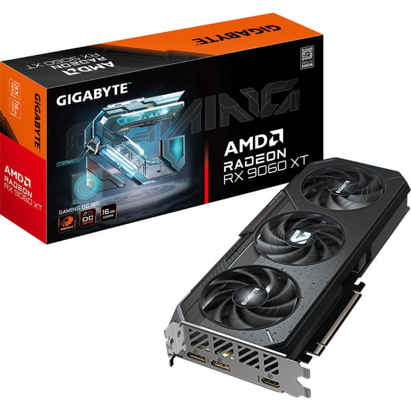 GIGABYTE AMD Radeon RX 9060 XT GAMING OC 16GB + B850 GAMING WIFI6, kit upgrade PC - GIGABYTE - vue 7