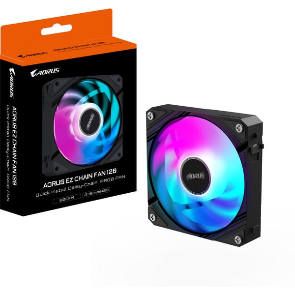 GIGABYTE AORUS EZ CHAIN FAN 120, Gehäuselüfter - GIGABYTE