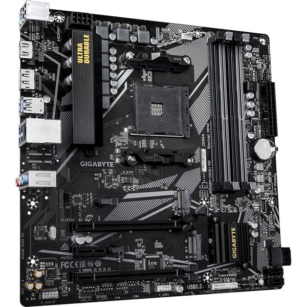GIGABYTE B550M DS3H R2, carte mère - GIGABYTE - vue 2