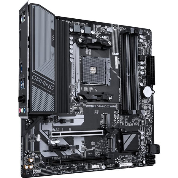 GIGABYTE B550M GAMING X WIFI6, carte mère - GIGABYTE - vue 3