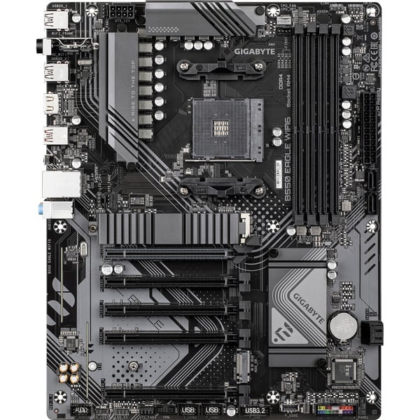 GIGABYTE B550 EAGLE WIFI6, carte mère - GIGABYTE - vue 3