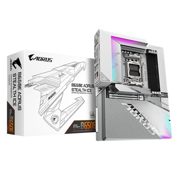 GIGABYTE B650E AORUS STEALTH ICE, carte mère - GIGABYTE