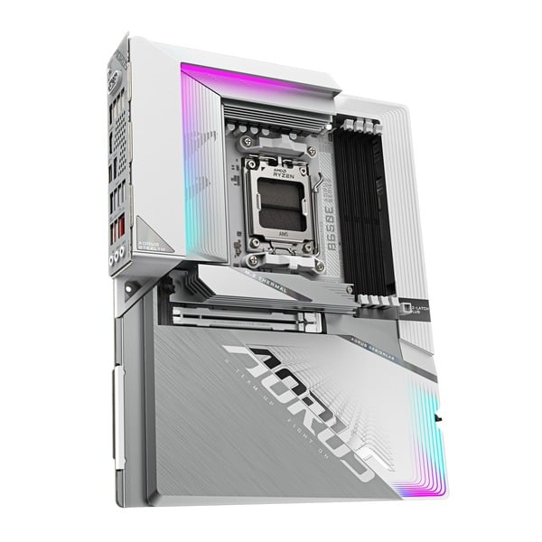 GIGABYTE B650E AORUS STEALTH ICE, carte mère - GIGABYTE - vue 3