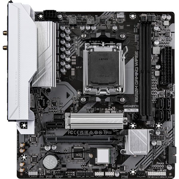 GIGABYTE B650M GAMING WIFI6E, carte mère - GIGABYTE - vue 3