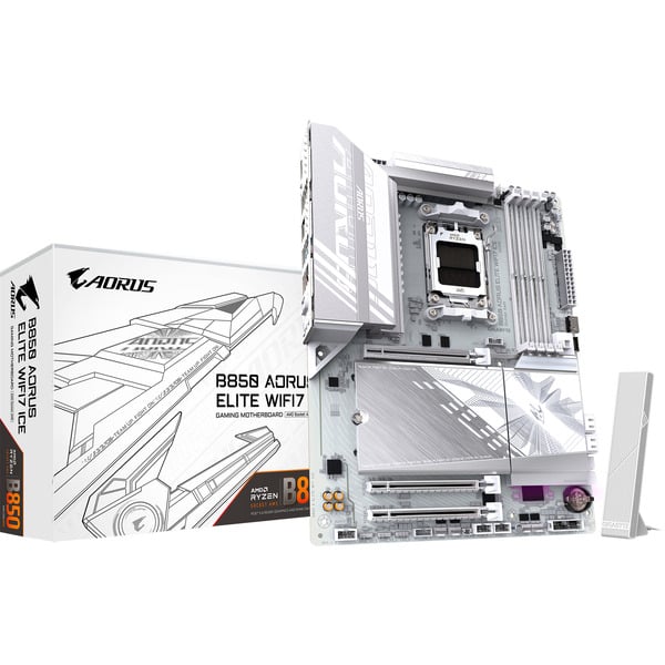 GIGABYTE B850 A ELITE WF7 ICE + GP-UD750GM PG5 ICE, kit upgrade PC - GIGABYTE - vue 2