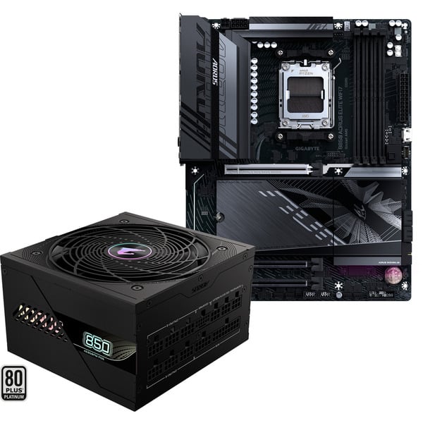 GIGABYTE B850 A ELITE WF7 + GP-AE850PM PG5, kit upgrade PC - GIGABYTE