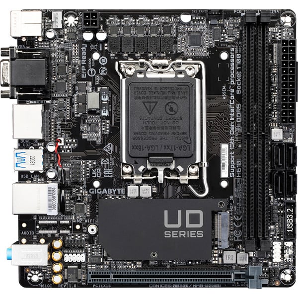 GIGABYTE H610I, carte mère - GIGABYTE - vue 2