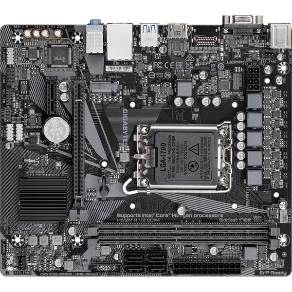 GIGABYTE H610M H V3 DDR4, carte mère - GIGABYTE - vue 2