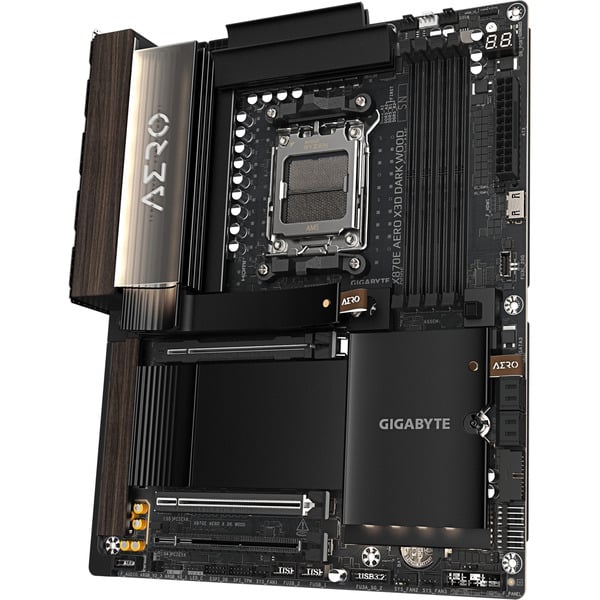GIGABYTE X870E AERO X3D DARK WOOD, carte mère - GIGABYTE - vue 4