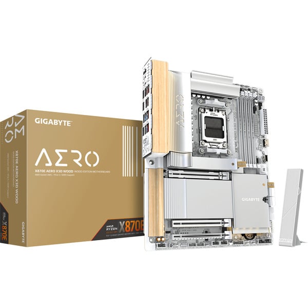 GIGABYTE X870E AERO X3D WOOD, carte mère - GIGABYTE