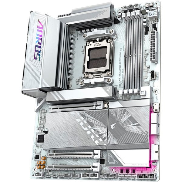 GIGABYTE X870E AORUS ELITE WIFI7 ICE, carte mère - GIGABYTE - vue 4