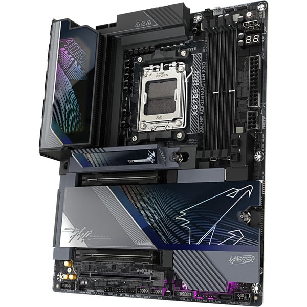 GIGABYTE X870E AORUS MASTER X3D, carte mère - GIGABYTE - vue 4
