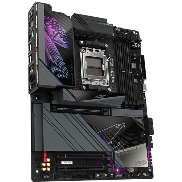 GIGABYTE X870E AORUS MASTER, carte mère - GIGABYTE - vue 3
