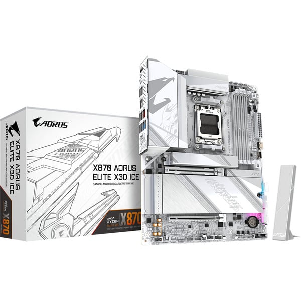 GIGABYTE X870 AORUS ELITE X3D ICE, carte mère - GIGABYTE