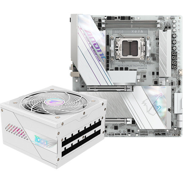 GIGABYTE X870 A TACHYON ICE + GP-AE1000PM PG5 ICE, kit upgrade PC - GIGABYTE