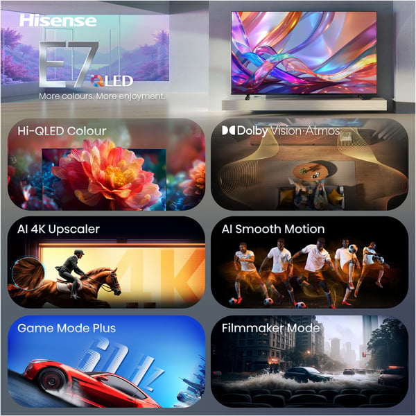 Hisense 43E7S Hi-QLED-Fernseher - Hisense - vue 11