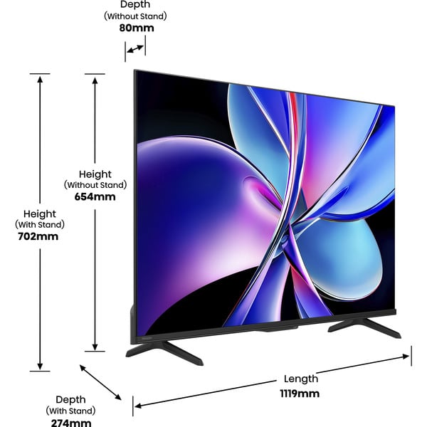 Hisense 50E77Q PRO, QLED-Fernseher - Hisense - vue 7