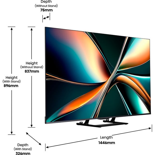 Hisense 65U7Q, LED-Fernseher - Hisense - vue 4